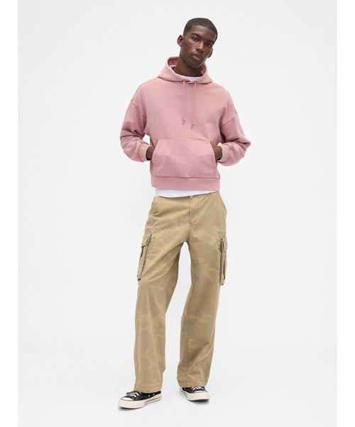 GAP（ギャップ） プルオーバーパーカー X-LARGE ピンク メンズ