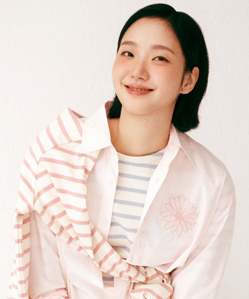 Mardi Mercredi（マルディメクルディ） ブラウス シャツ COTTON POPLIN