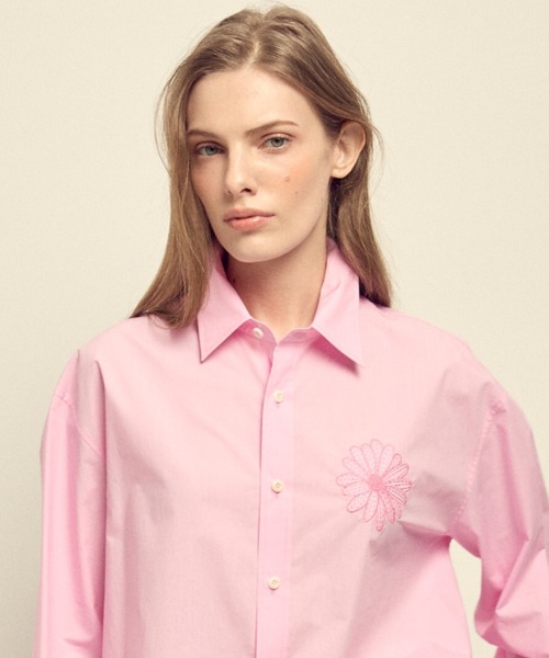 【未開封】Mardi Mercredi シャツ即日発送可元値16500 Mardi Mercredi（マルディメクルディ） ブラウス シャツ COTTON POPLIN