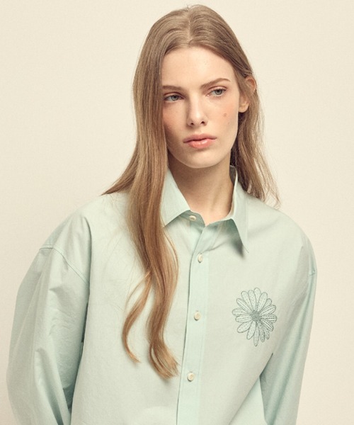 Mardi Mercredi（マルディメクルディ） ブラウス シャツ COTTON POPLIN