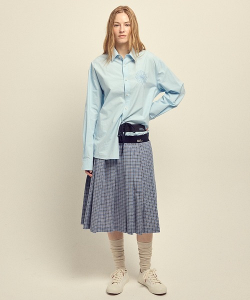 Mardi Mercredi（マルディメクルディ） ブラウス シャツ COTTON POPLIN
