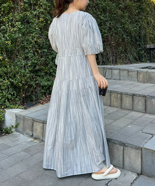 「CIAOPANIC TYPY」 半袖ワンピース ONE SIZE ブルー レディース_画像9