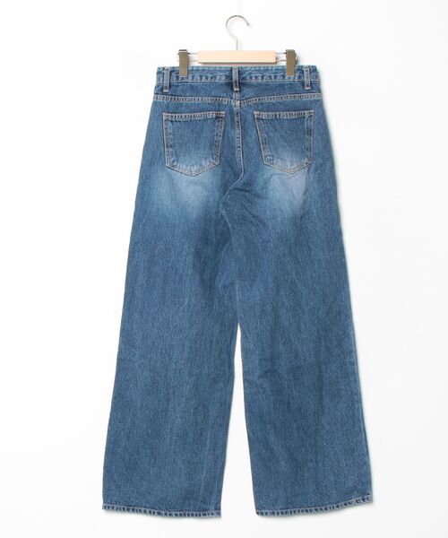 「CANAL JEAN」 「El mar」デニムパンツ MEDIUM ダークインディゴブルー レディース_画像2