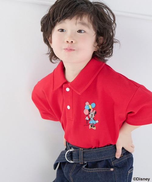 MONCLER（モンクレール） 「KIDS」半袖ポロシャツ 92cm オレンジ