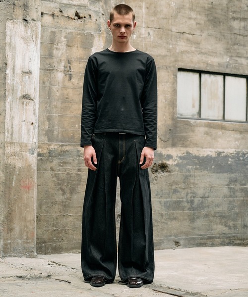 Regen Glanz ジーンズ crosstuck rigid denim pants / クロスタック