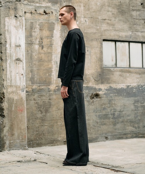 Regen Glanz ジーンズ crosstuck rigid denim pants / クロスタック