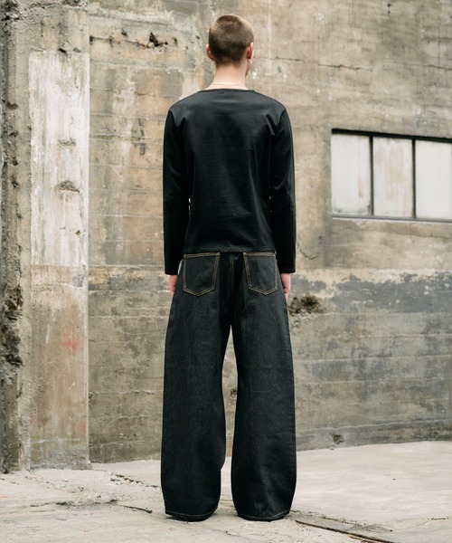 Regen Glanz ジーンズ crosstuck rigid denim pants / クロスタック