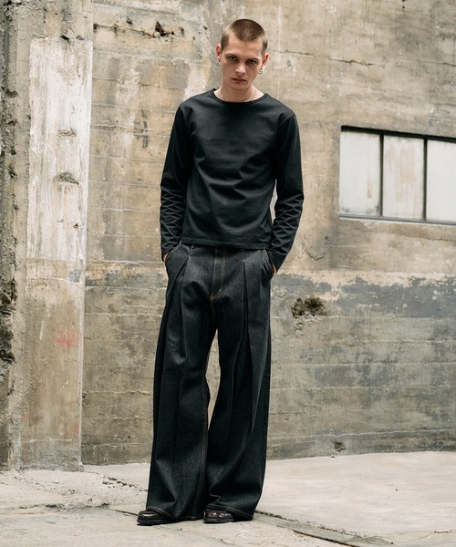 Regen Glanz ジーンズ crosstuck rigid denim pants / クロスタック