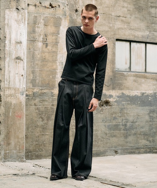 Regen Glanz ジーンズ crosstuck rigid denim pants / クロスタック