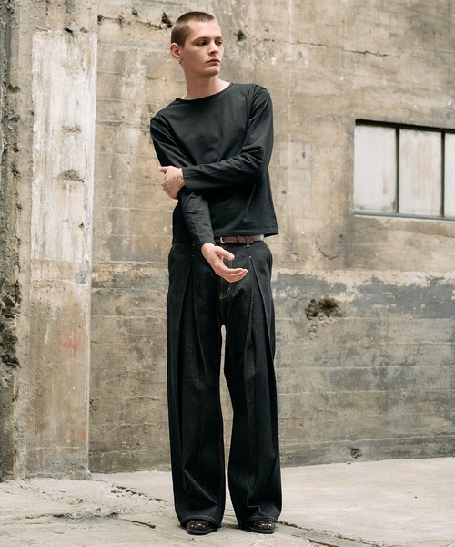 Regen Glanz ジーンズ crosstuck rigid denim pants / クロスタック
