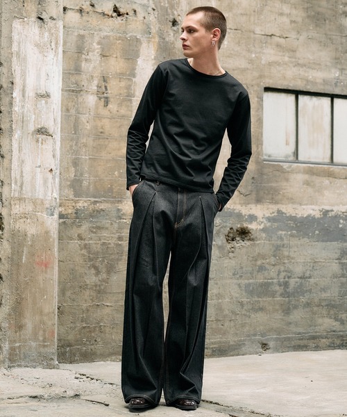 Regen Glanz ジーンズ crosstuck rigid denim pants / クロスタック