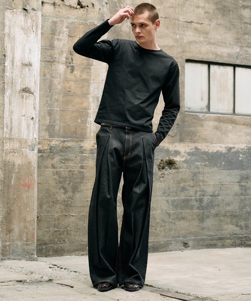 Regen Glanz ジーンズ crosstuck rigid denim pants / クロスタック