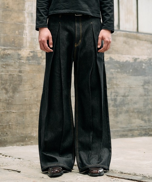Regen Glanz ジーンズ crosstuck rigid denim pants / クロスタック