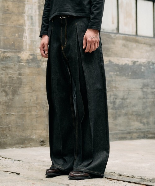 Regen Glanz ジーンズ crosstuck rigid denim pants / クロスタック