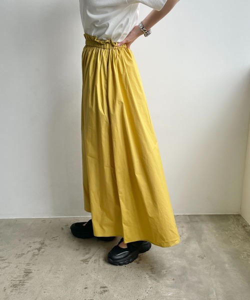 「LOWRYS FARM」 フレアスカート FREE イエロー レディース_画像10