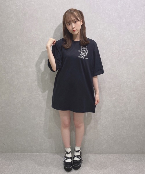 「Honey Cinnamon」 半袖Tシャツ FREE ピンク レディース_画像5