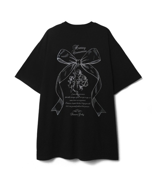 「Honey Cinnamon」 半袖Tシャツ FREE ピンク レディース_画像7