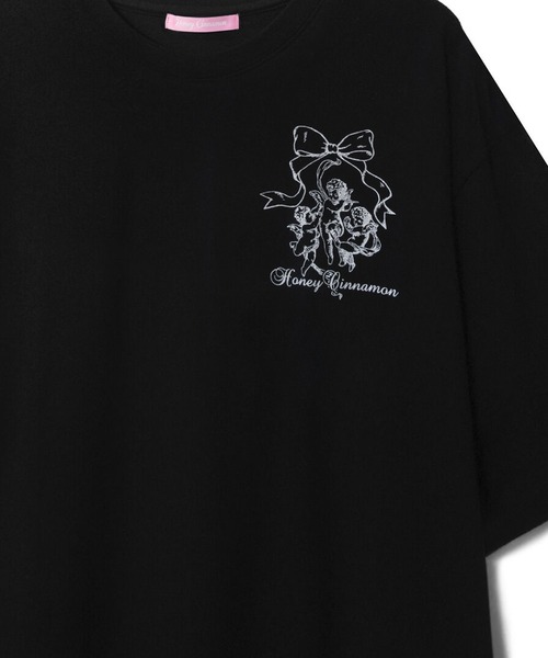 「Honey Cinnamon」 半袖Tシャツ FREE ピンク レディース_画像8