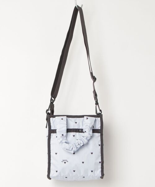 「LeSportsac」 ストライプ柄2WAYバッグ - ブルー レディース_画像2