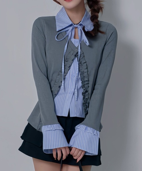 Diable baiser（ディアブルベーゼ） tシャツ シャツレイヤードY2K
