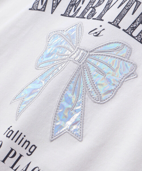 nexchic（ネクシック） セットアップ オーロラパッチ半袖Tシャツ