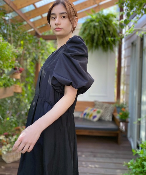 AVIE（アビィ） 半袖ワンピース 38 ブラック レディース : ZOZOTOWN