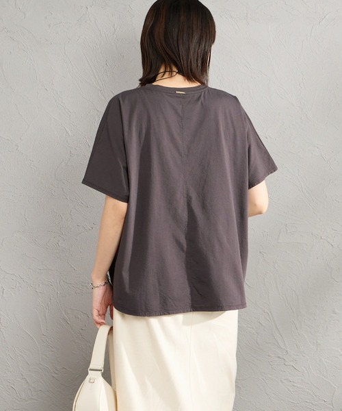 tシャツ 「MICA＆DEAL/マイカアンドディール」 別注 ワイドシルエット UNIVERSITY カレッジプリント Tシャツ レディースの画像