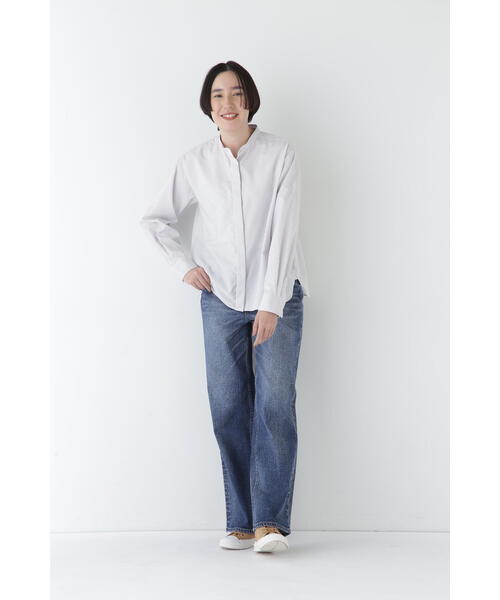 「human woman」 長袖ブラウス MEDIUM パープル系その他4 レディースの画像