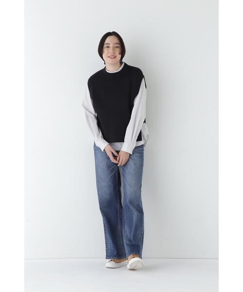 「human woman」 長袖ブラウス MEDIUM パープル系その他4 レディースの画像