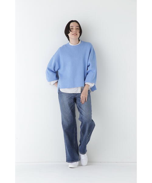 「human woman」 長袖ブラウス MEDIUM パープル系その他4 レディースの画像