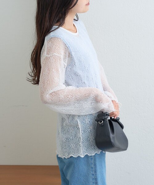 CIAOPANIC TYPY（チャオパニックティピー） tシャツ レースクルー