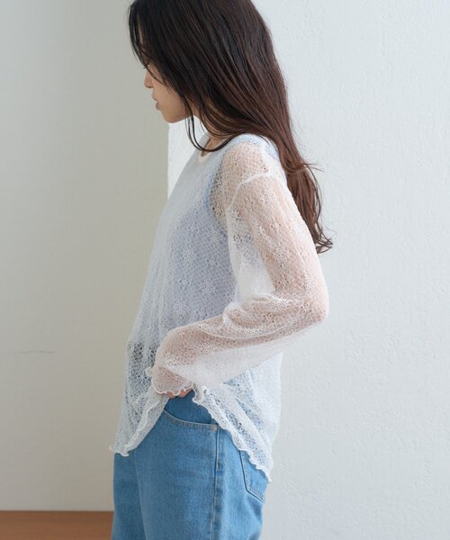 CIAOPANIC TYPY（チャオパニックティピー） tシャツ レースクルー