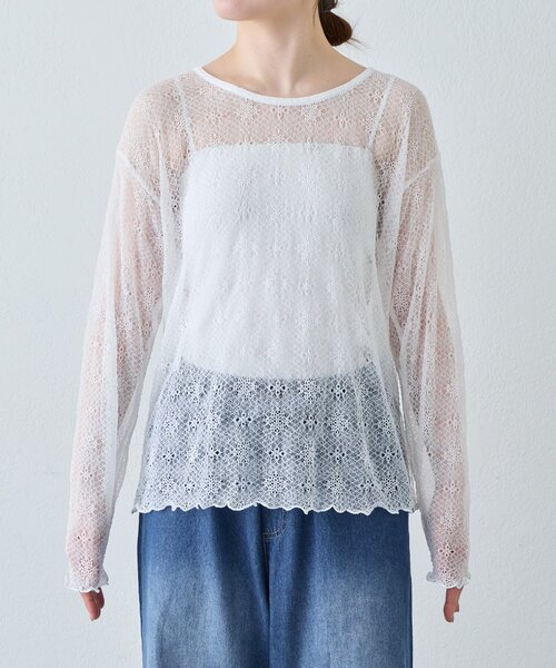 CIAOPANIC TYPY（チャオパニックティピー） tシャツ レースクルー