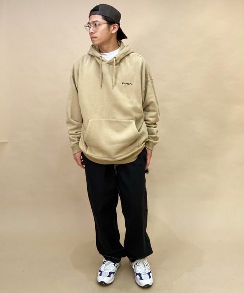 「RVCA」 プルオーバーパーカー M ブラック メンズ_画像7