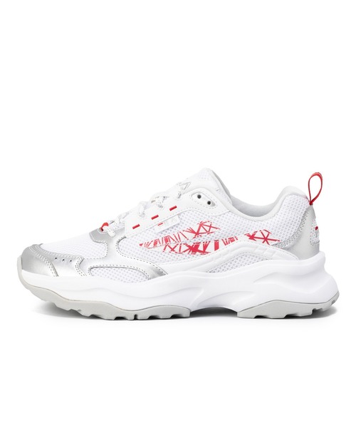 「FILA」 ローカットスニーカー 25.0cm ホワイト系その他 レディース_画像4
