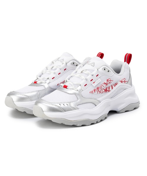 「FILA」 ローカットスニーカー 25.0cm ホワイト系その他 レディース_画像8