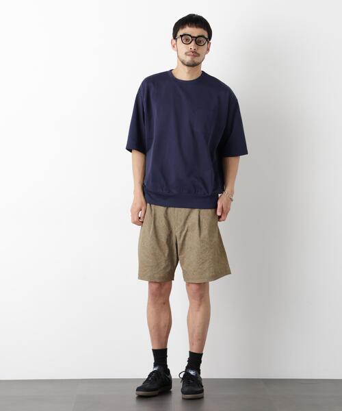 NANO universe（ナノ・ユニバース） パンツ ランダムサッカーパターン