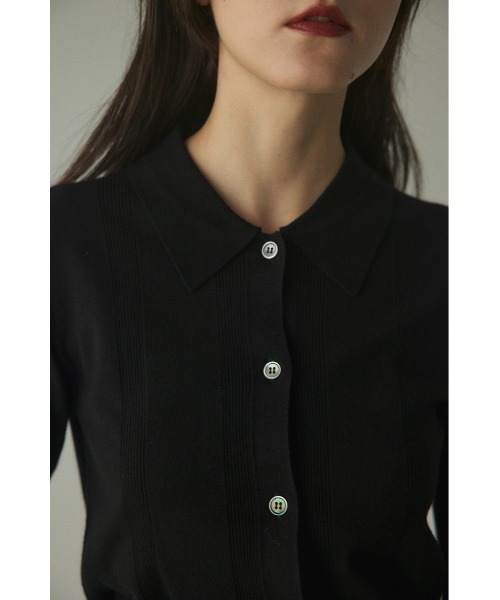 「BLACK BY MOUSSY」 ニットカーディガン FREE オフホワイト レディース_画像5