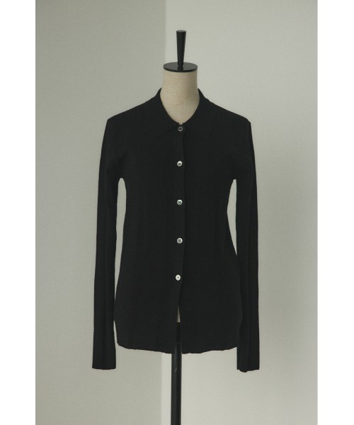 「BLACK BY MOUSSY」 ニットカーディガン FREE オフホワイト レディース_画像7