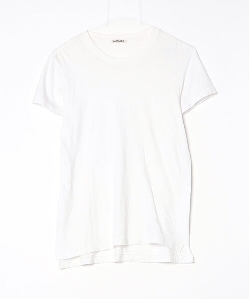 美品　オーラリー　Tシャツ　ホワイト　1 AURALEE（オーラリー） 半袖Tシャツ 1 ホワイト レディース : ZOZOTOWN