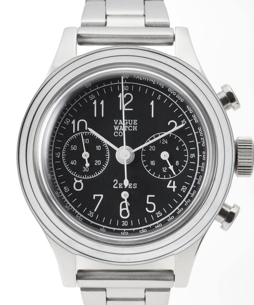 腕時計 VAGUE WATCH CO. 2 EYES Black レディース メンズの画像