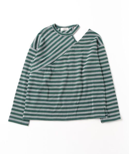 「LORO」 長袖カットソー ONE SIZE グリーン レディース_画像2