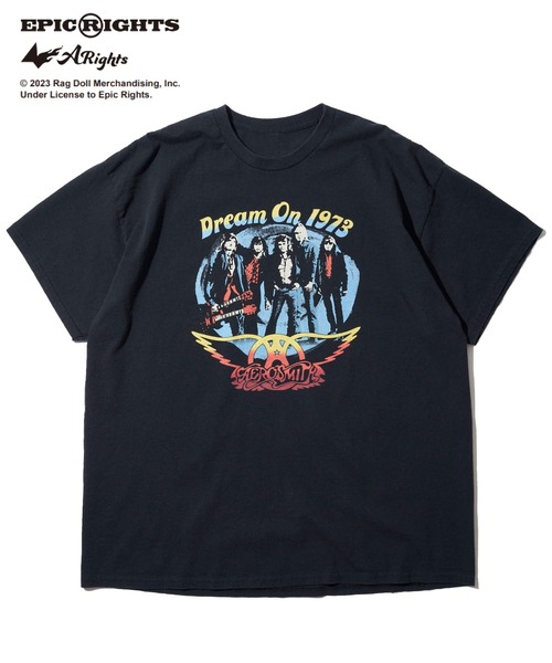 「ADPOSION」 半袖Tシャツ LARGE ネイビー レディース_画像2