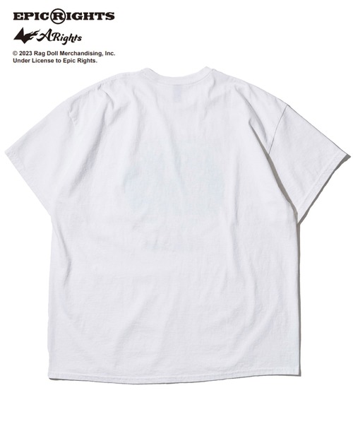 「ADPOSION」 半袖Tシャツ LARGE ネイビー レディース_画像5