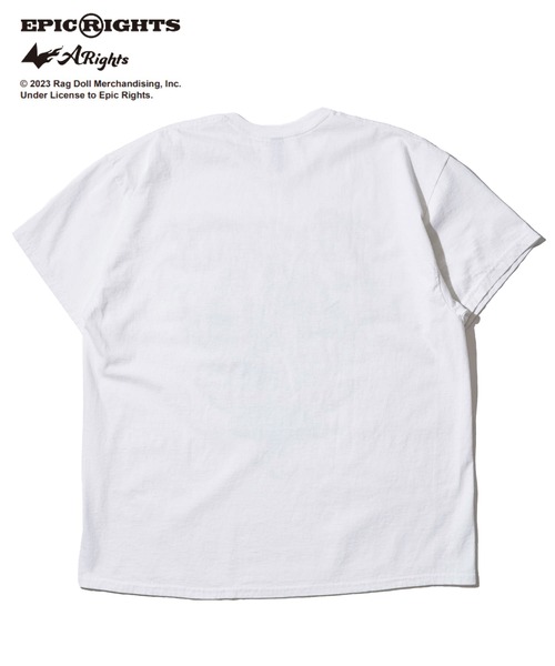 「ADPOSION」 半袖Tシャツ LARGE ネイビー レディース_画像9