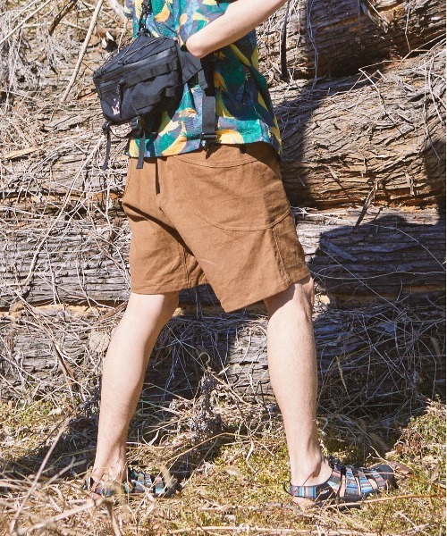 「go slow caravan」 ショートパンツ LARGE グリーン メンズ_画像9