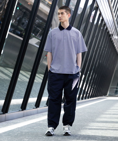 「FARAH」 半袖ポロシャツ LARGE ブルー系その他 メンズ_画像7