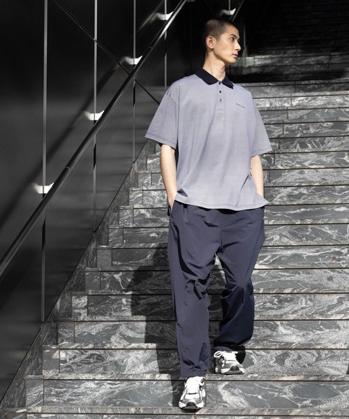「FARAH」 半袖ポロシャツ LARGE ブルー系その他 メンズ_画像9