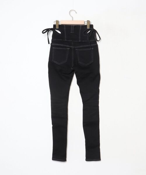 「EMODA」 デニムパンツ SMALL ブラック レディース_画像2