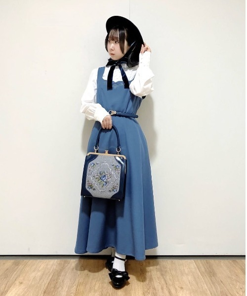 パーティードレス ジャンパースカート レリーフ刺繍ジャンパースカート/fint フィント | an another angelus | 10